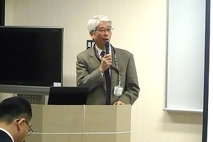 2009年3月29日第1回研究報告セミナーでの野口隆之教授のごあいさつ（大分大学医学部）