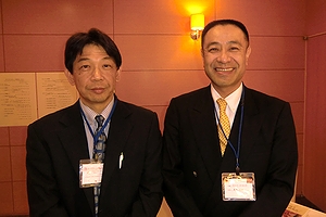 島田光生教授（徳島大学消化器外科）と後藤　茂先生（Chang Gung Memorial Hospital-Kaohsiung Medical Center, Taiwan)