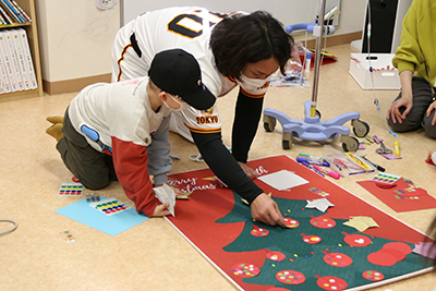 甲斐拓也選手とのクリスマス交流会