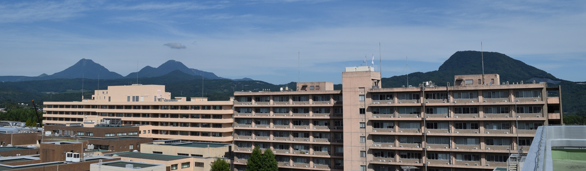 棟と山々