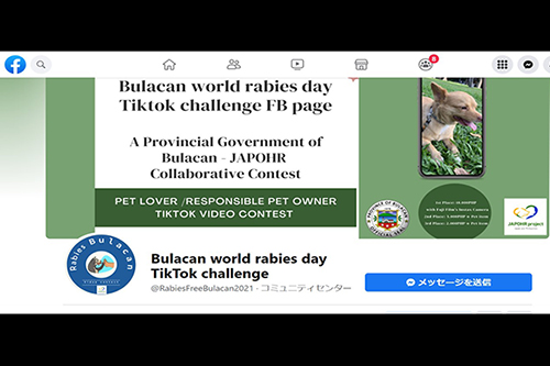 フィリピン世界狂犬病デイTikTokビデオコンテスト