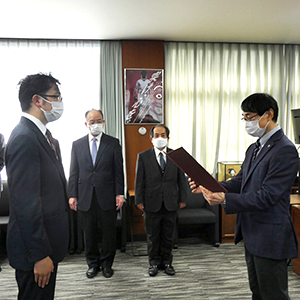 医学科5年の西田昌弘さん