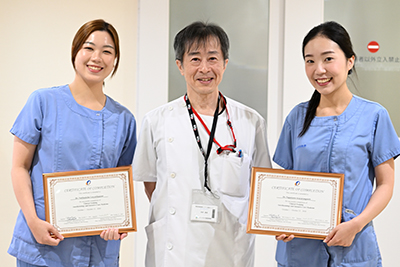短期留学生へ修了証の授与
