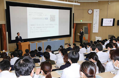 佐藤県知事による特別講演会