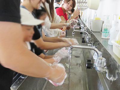 手洗い体験会