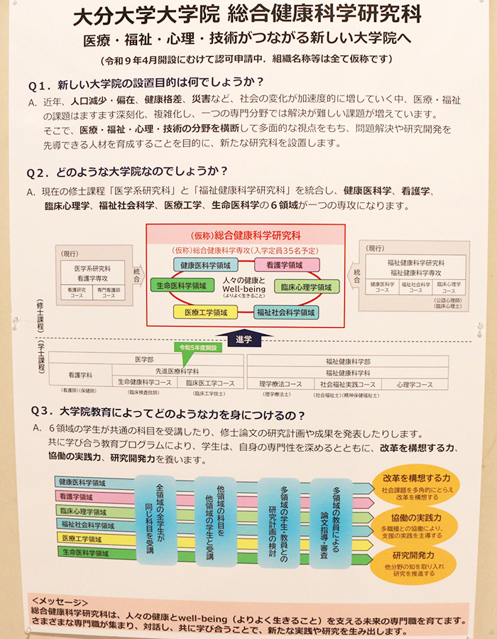 大学院 総合健康科学研究科