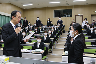 医療職員辞令交付式