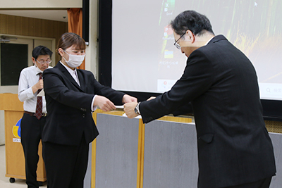 医療職員辞令交付式