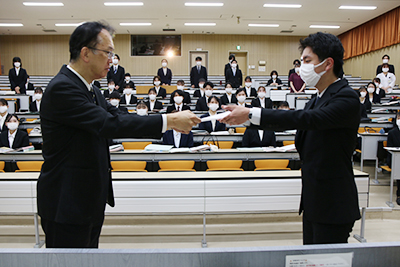 医療職員辞令交付式