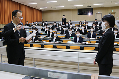 医療職員辞令交付式