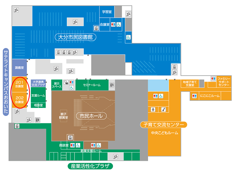 2階フロアマップ